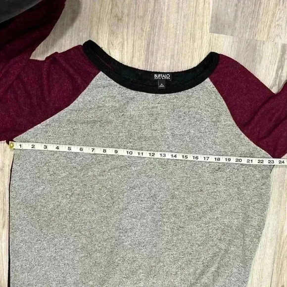 Buffalo David Bitton Women’s Knit Top Long Sleeve Sweater Colorblock Size XL - Picture 7 of 7